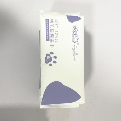 Ücretsiz Örnek Organik Bambu Elyaf Tek Kullanımlık Kuru Mendil Yüz Temizleme
