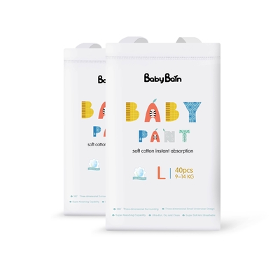 OEM Yumuşak Pamuklu Eğitim Pantolonu Bakımı Bebek Bezi Pantolonu A Sınıfı