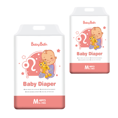 Yüksek Emici Pretty Bebek Bezi Çevre Dostu Bebek Bezi Premium Bebek Bezleri