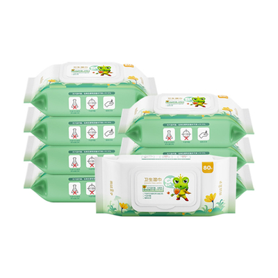 Çin'de Özel Ultra Yumuşak Nonwoven Hassas Su Mendili Bebek