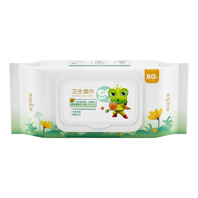 Çin'de Özel Ultra Yumuşak Nonwoven Hassas Su Mendili Bebek