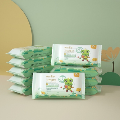 Çin'de Özel Ultra Yumuşak Nonwoven Hassas Su Mendili Bebek