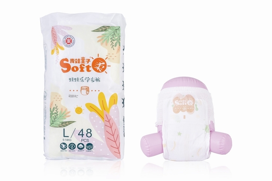 Özel Ultra Yumuşak Yüksek Emicilik Tek Kullanımlık Bebek Eğitim Pantolonu