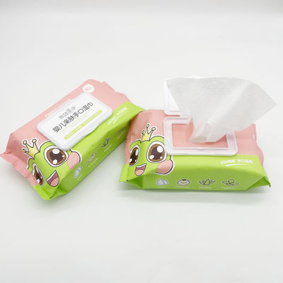 Mini Seyahat Boyu El Islak Mendil Çocuk Islak Mendiller İçin Spunlace Nonwoven Kumaş