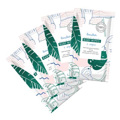 Özel Tek Kullanımlık Spunlace Dokumasız Islak Mendil Kağıt Bebek Kalın Islak Mendil