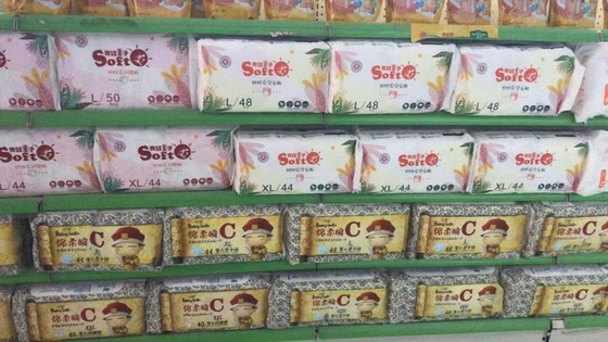 Yüksek Emicilik Tek Kullanımlık Bebek Eğitim Pantolonu Softly Bebek Bezleri
