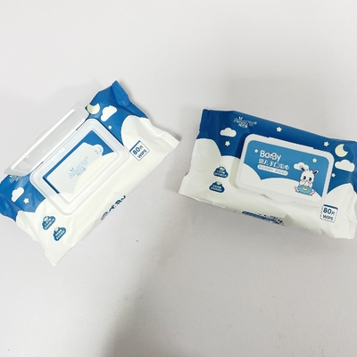 100ct Doğal Kumaş Biyobozunur bebek ıslak mendil organin tazelenebilir