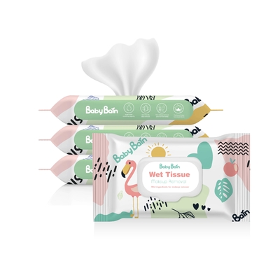 Private Label Kokusuz Hassas Bebek Islak Mendilleri Yeni Doğan Cilt Su Mendilleri Bebek Mendilleri
