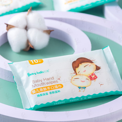 Tek Kullanımlık Sulu Islak Mendil Küçük Ambalaj Spunlace Pure 80'li Paket