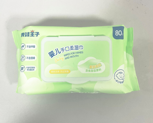 Organik %99 Su Bebek Mendilleri Private Label Dokumasız Kumaş Bebek Islak Mendilleri