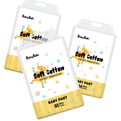 OEM ODM Magic Cotton Tek Kullanımlık Bebek Bezi Nefes Alabilir