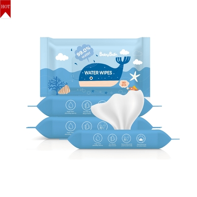 Yumuşak ve Ferahlatıcı Toptan Satışlı Cented Water Mendiller Hassas Bebek Islak Mendilleri