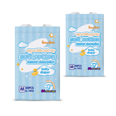 Dokumasız Bebek Tek Kullanımlık Çekme Pantolonu Yumuşak Nefes Alabilir