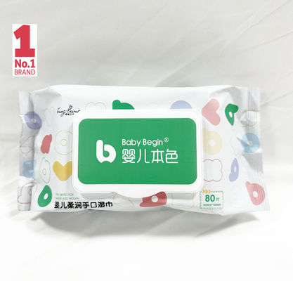 Spunlace Kumaş Bebek Islak Mendil Bebek İçin Tek Kullanımlık Dokumasız Kumaş