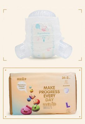 Yeni Gelen Bebek Eğitim Pantolonu Tek Kullanımlık Pamuk Baskılı Bebek Bezi