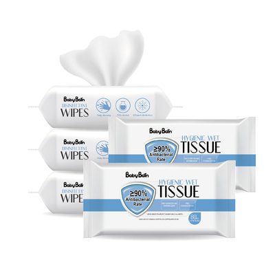 Spunlace Nonwoven Yüz Cildini Nazikçe Temizler Coverless Yetişkin Tek Kullanımlık Mendil