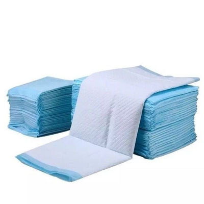 Tek Kullanımlık Pamuk Ped Altı 45x60mm 60x60mm Mavi Pembe