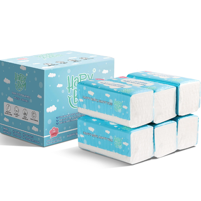 OEM Renksiz ve Kokusuz Yumuşak Tek Kullanımlık Kuru Mendil 80 Adet Bir Paket