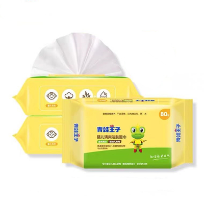Alkolsüz Tek Kullanımlık Islak Mendil pH dengeleme formülü Eşsiz ambalaj