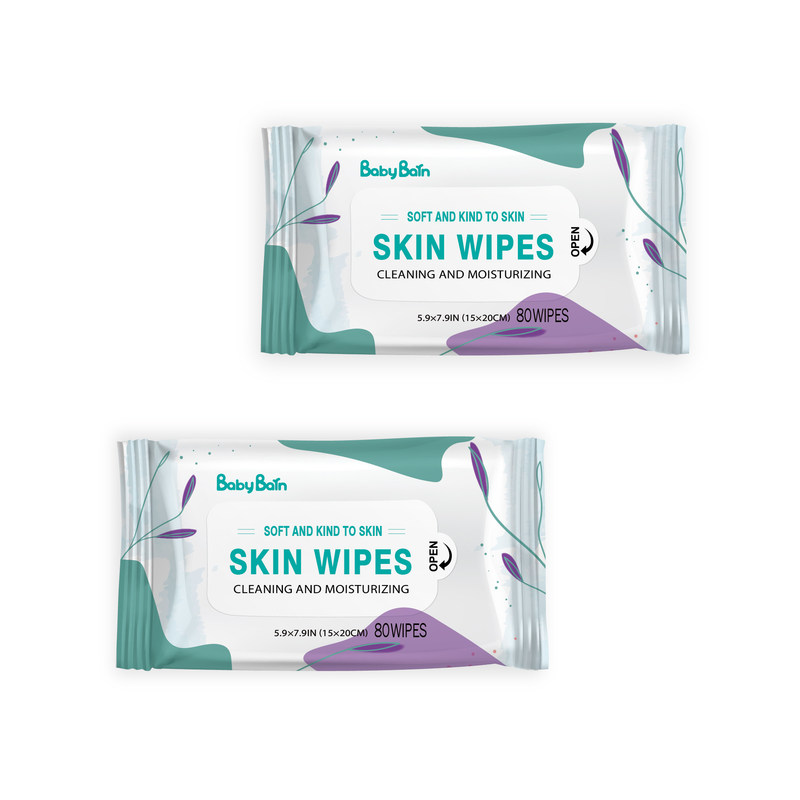 2023 Baby Wipe In Toplu Özel Su Bambu Biyobozunur Organik Bebek Islak Mendilleri